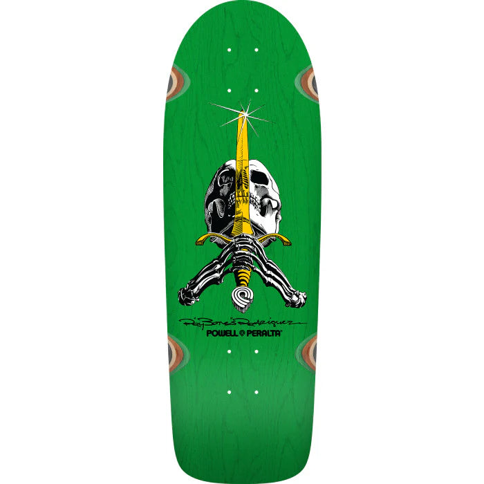 Powell Peralta "OG Skull and Sword- Green" 10" Deck