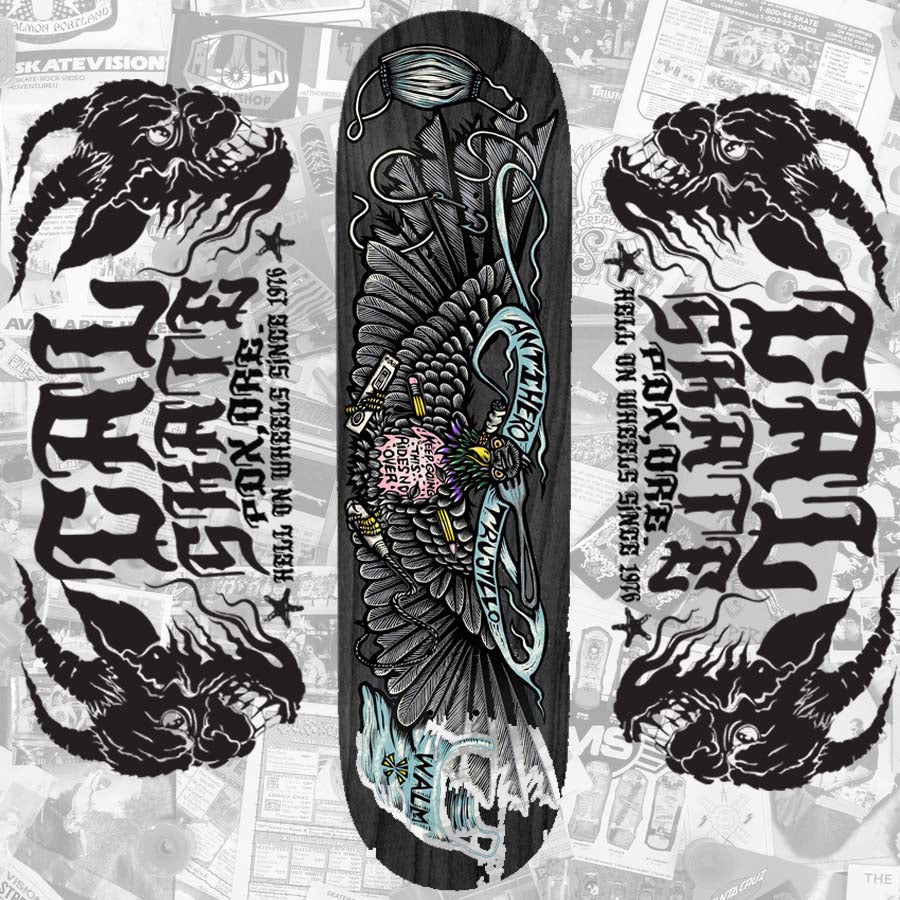 Anti Hero Skateboards "Tony Trujillo- Pigeon Vision" 8.75" Deck