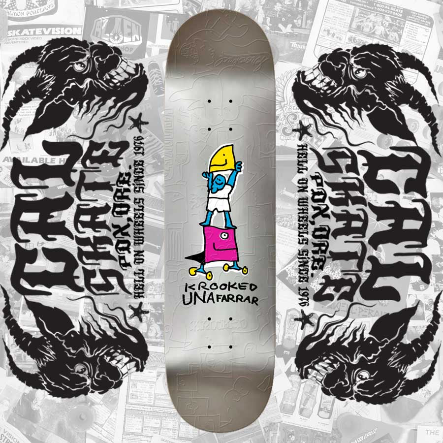 Krooked Skateboards "Una Farrar- Stack" 8.25" Deck