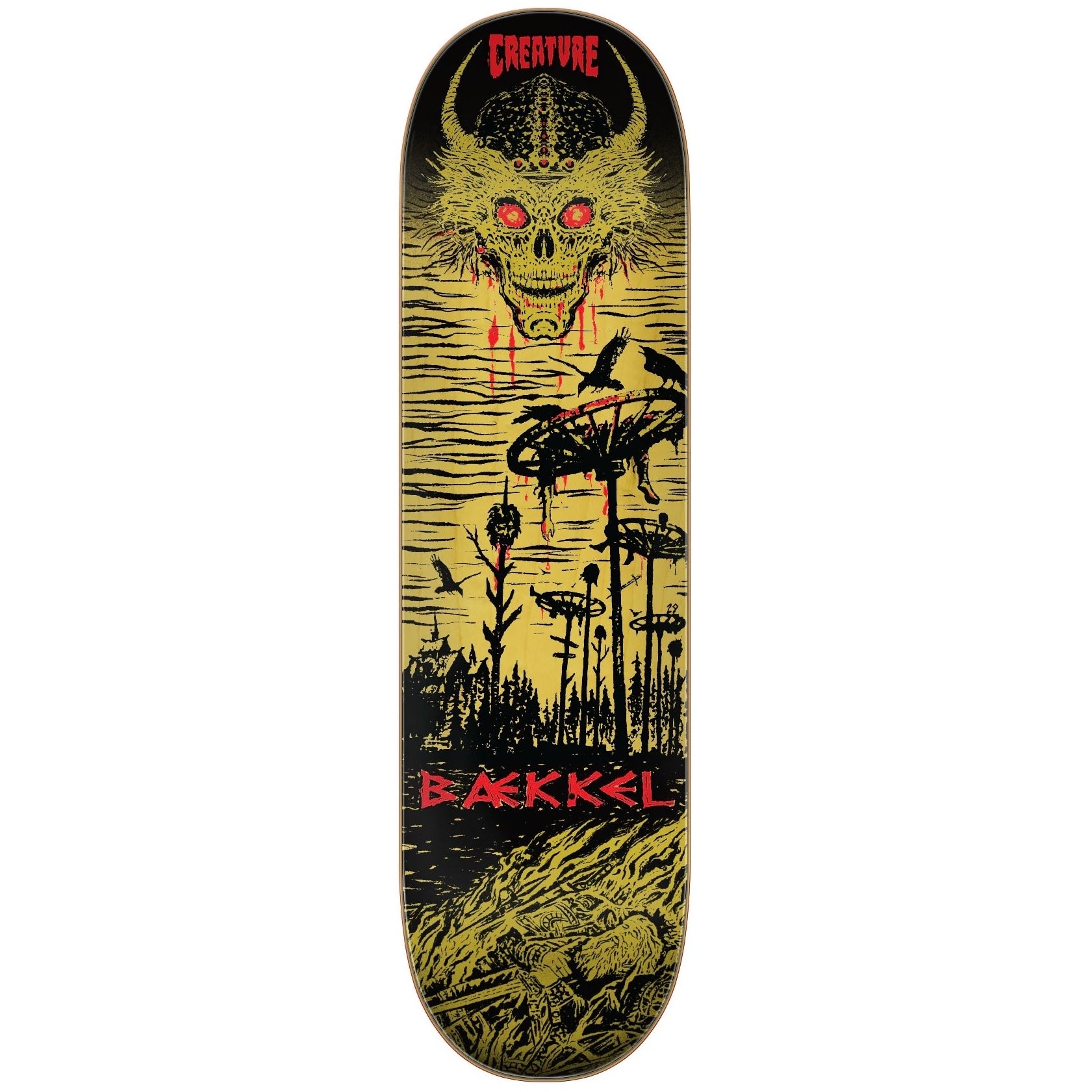 Creature Skateboards "Kevin Baekkel - Wasteland" 8.6" Deck