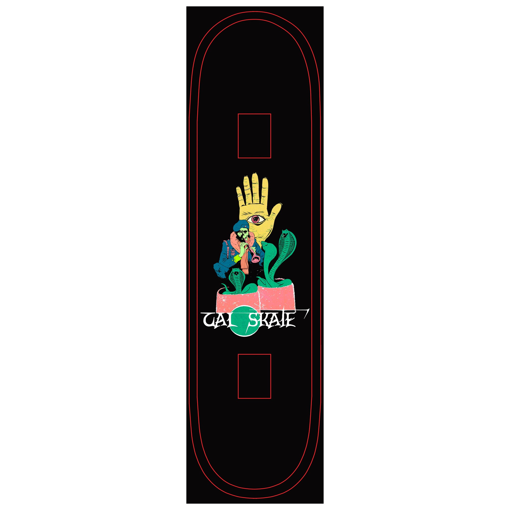 Cal Skate "Lure of the Occult- 2022 remix" Griptape