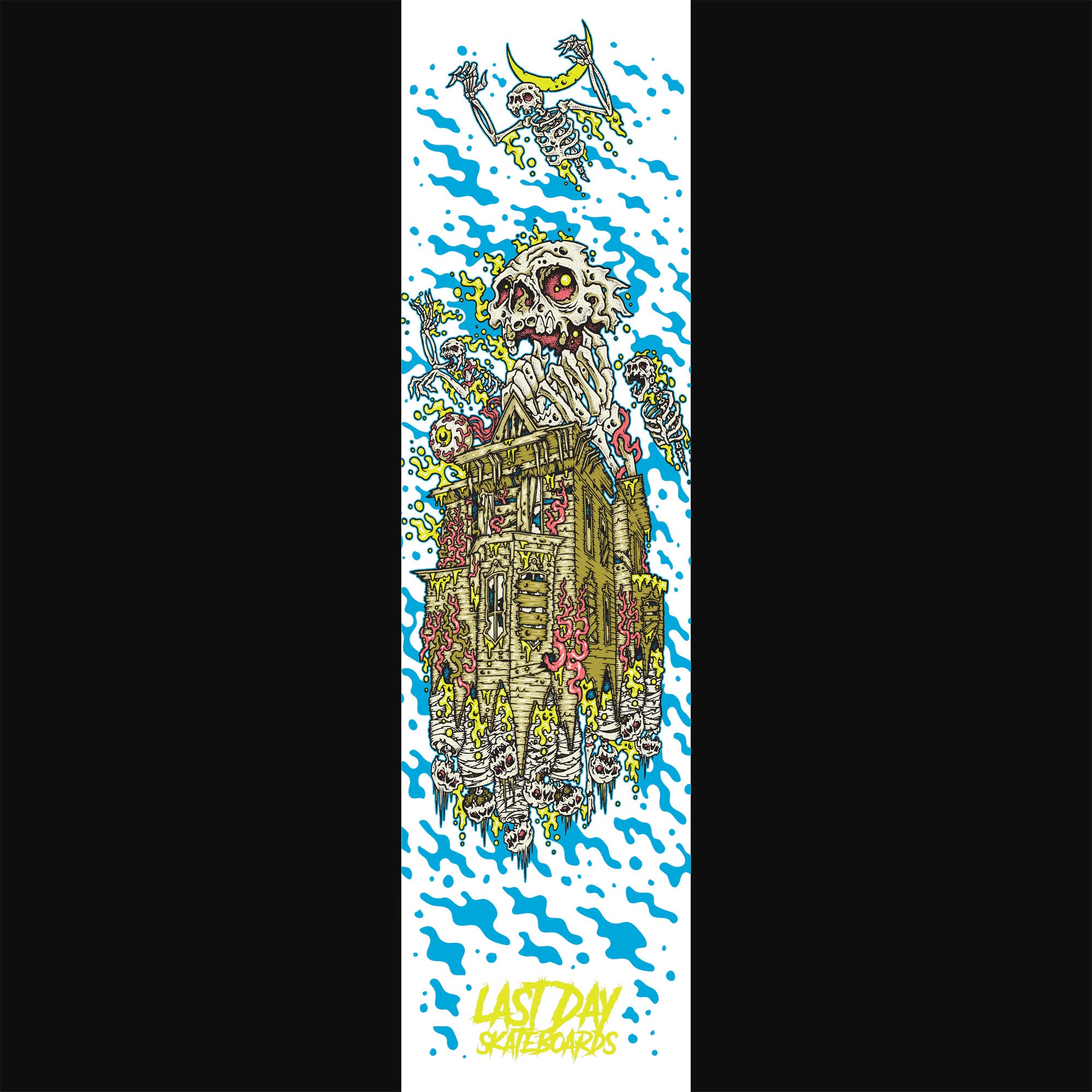 Last Day "Haunted House" 9.0" Griptape Clear