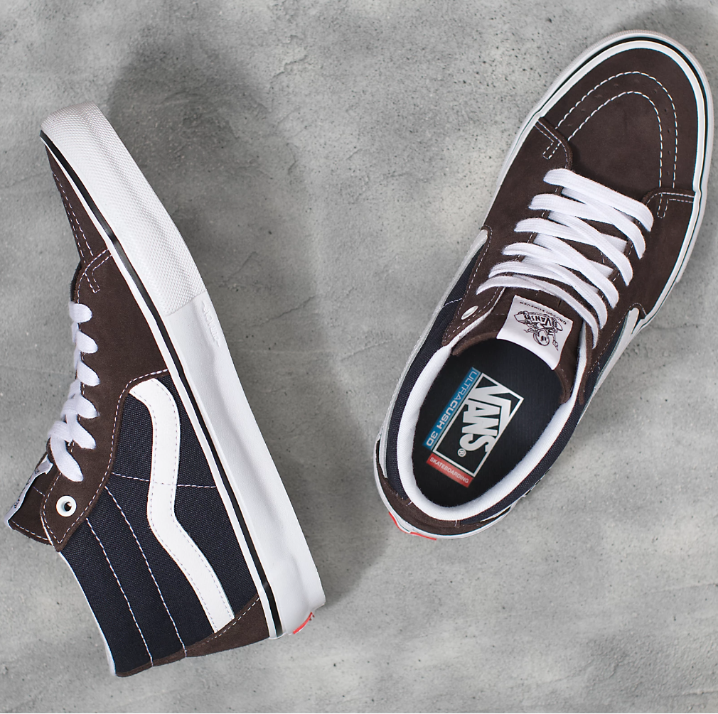 Vans Shoes "Skate Grosso Mid- Brown/Navy"