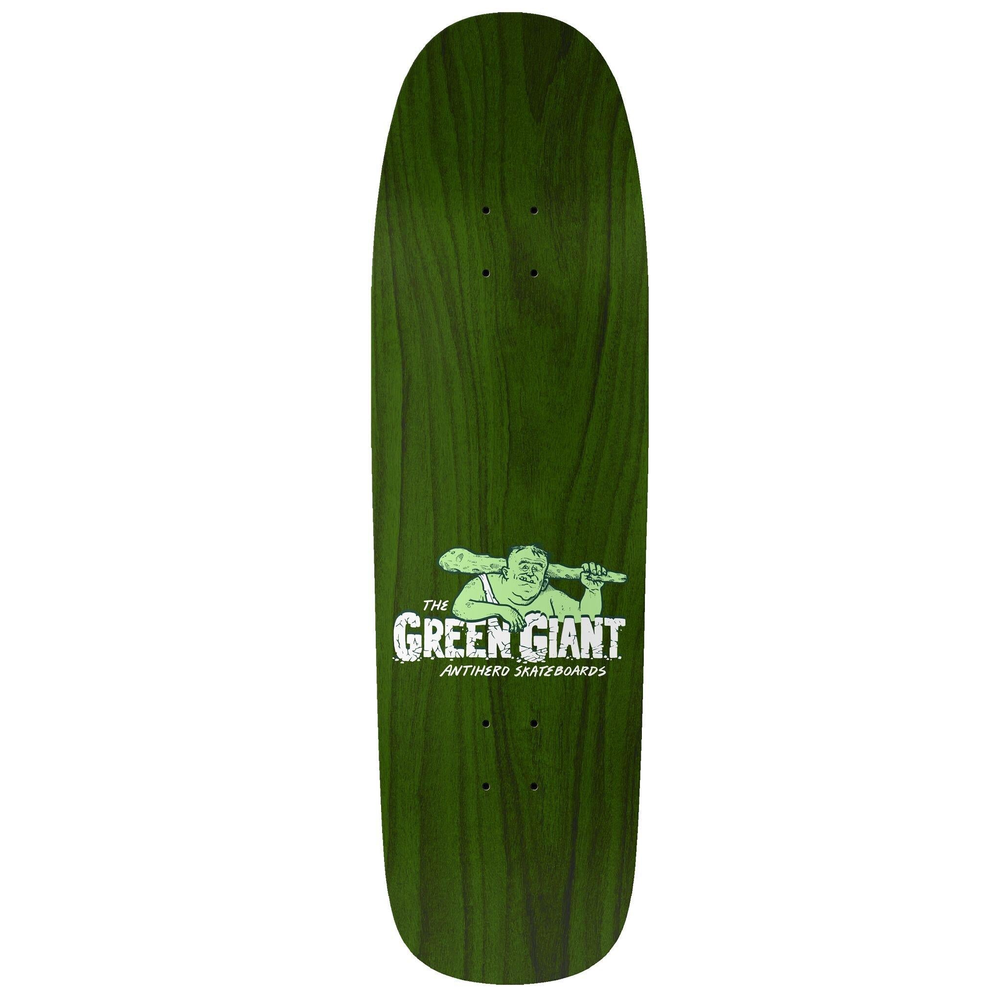 Anti Hero Skateboards "Shaped Eagle- Green Giant" 9.56" Shaped Deck