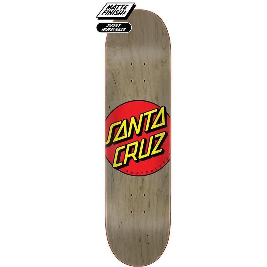 FIRE SALE Santa Cruz Skateboards "Classic Dot- Natural" 8.375" Deck
