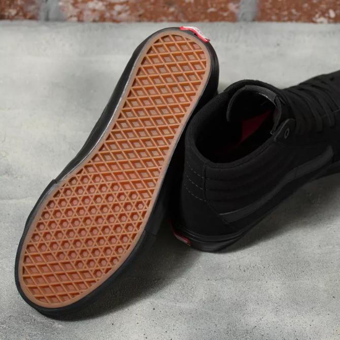 Vans sk8 hi all top black
