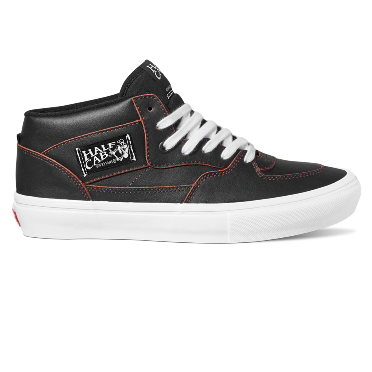 Vans Shoes "Skate Half Cab- Wear Away Black/Orange"