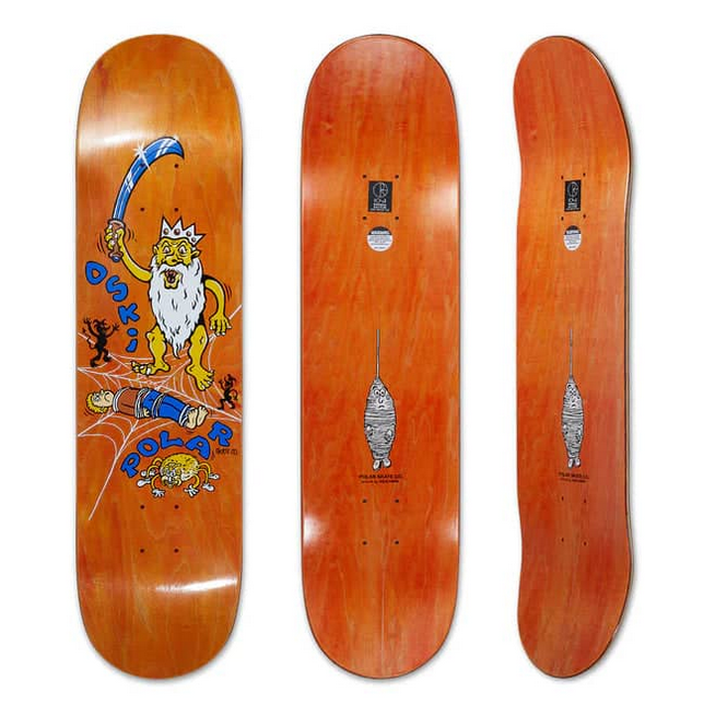 Polar Skateboards "Oski- Spider King" 8.0" Deck