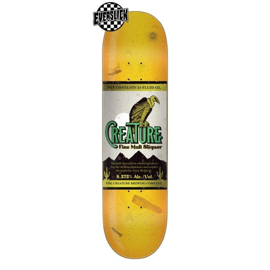 FIRE SALE Creature Skateboards "Malt Sliquor- Vulture" 8.375" Slick Deck