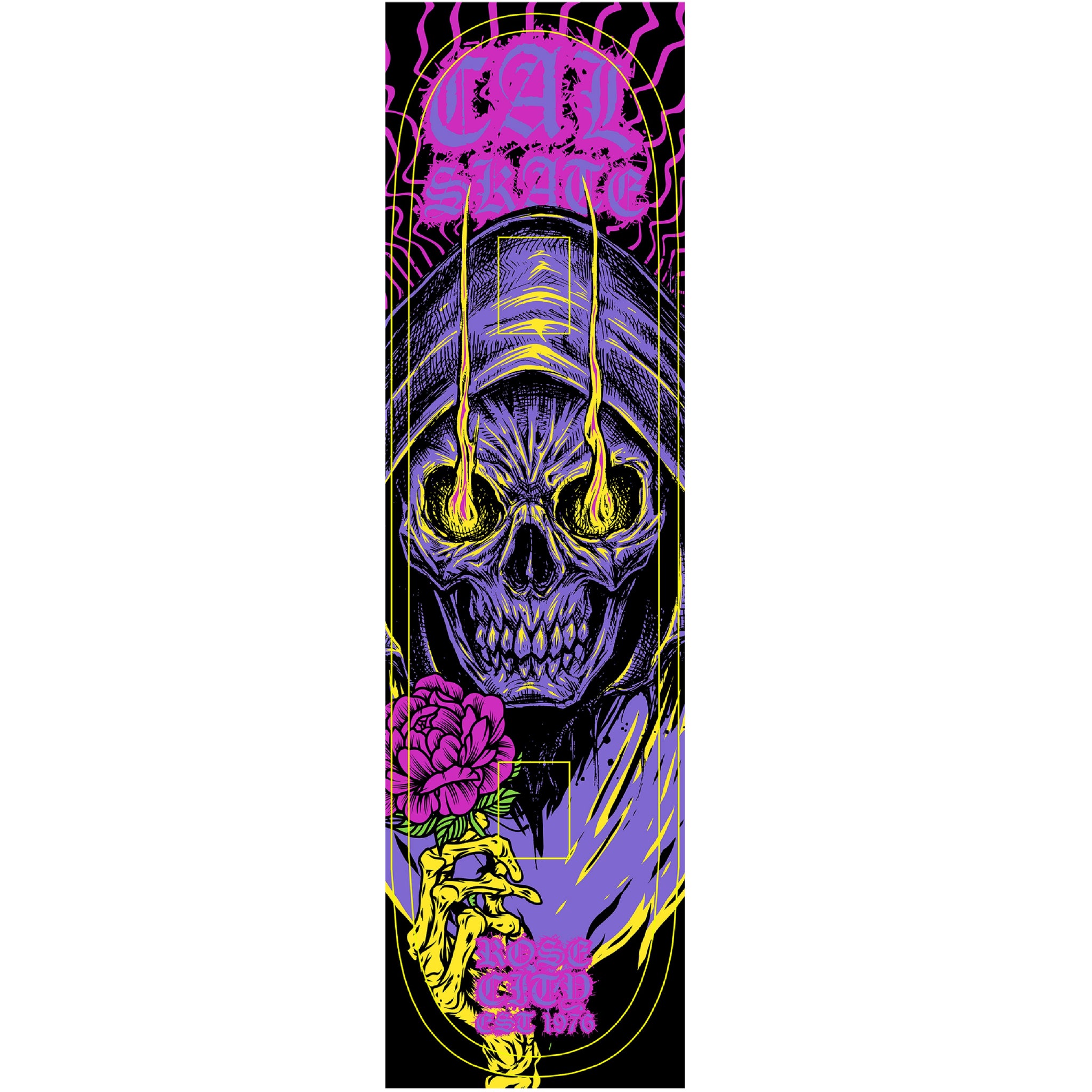 Cal Skate "Rose City Reaper" Graphic Griptape