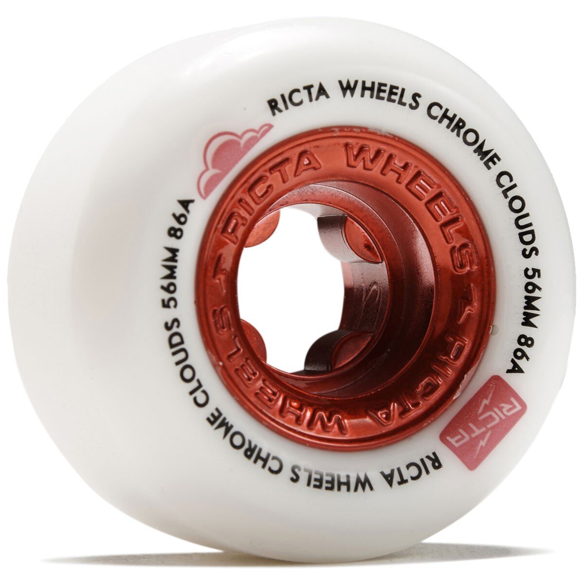 Ricta Wheels "Chrome Clouds- Red" Assorted Sized Wheel