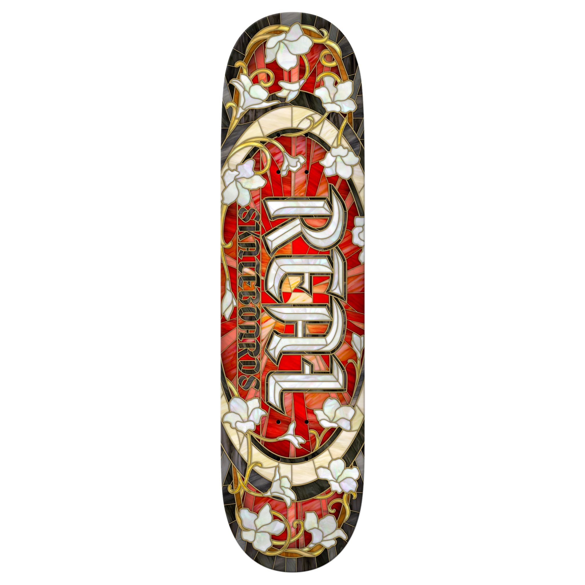 Real Skateboards "Cathedral-Team" Red 8.25" Deck