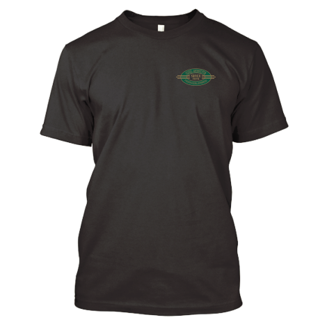 Cal Skate "Rip City Skate Boys T-shirt" Black/ Green and Gold